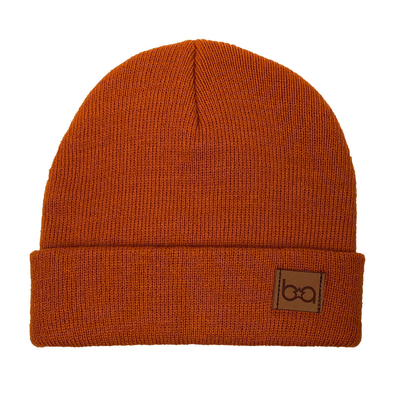 Tuque classique rouille