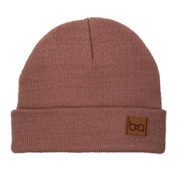 Tuque classique Mauve poudré