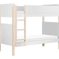 Babyletto TipToe Bunk Bed White/ Washed Natural