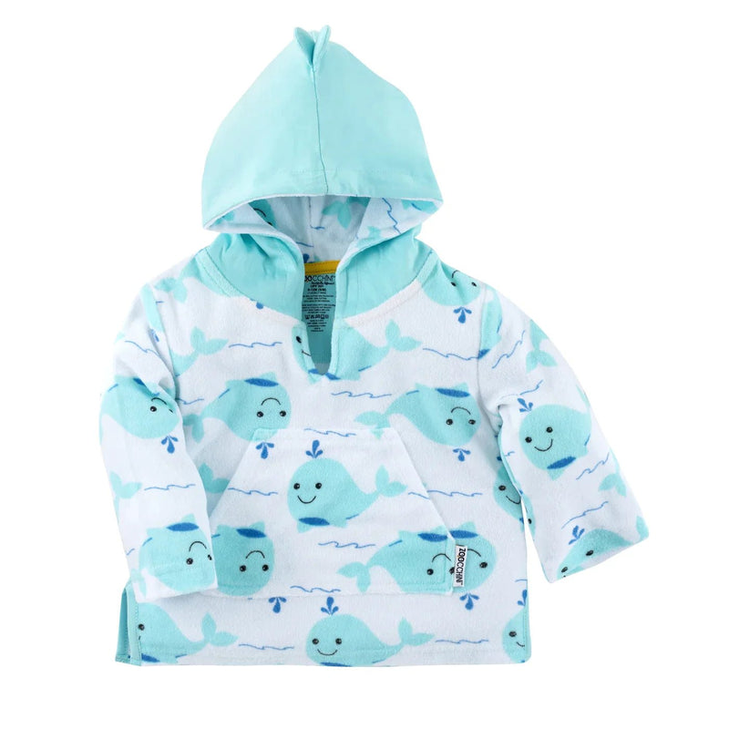 Zoocchini UPF50+ Baby Terry Swim Coverup - Whale