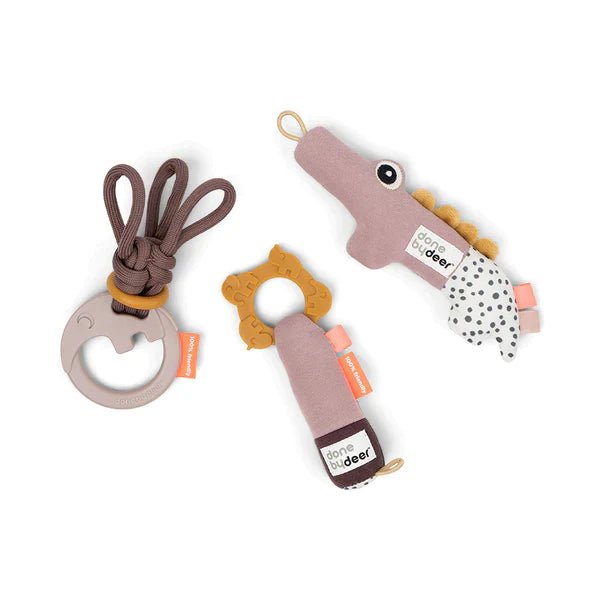 Done By Deer Tiny Activity Toys Gift Set Deer Friends