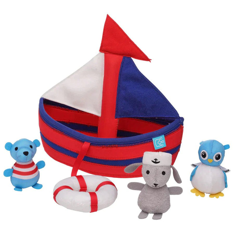 Bath Manhattan Toy - Sailboat Floating Fill n Spill