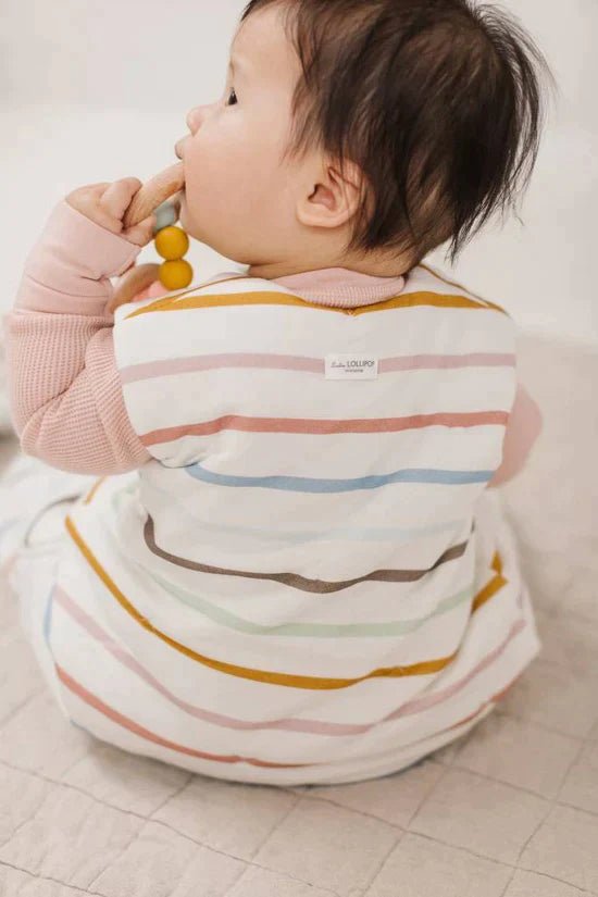 LOULOU LOLLIPOP Sleep Bag 2.5 Tog Pastel Stripes 0 - 6m