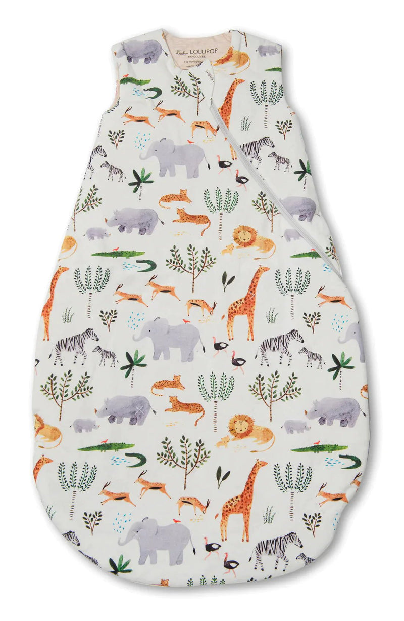 Clothing LOULOU LOLLIPOP - Sleep Bag 2.5 Tog Safari Jungle