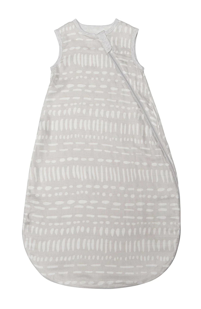 Clothing LOULOU LOLLIPOP - Sleep Bag Lightweight Grey Mudcloth