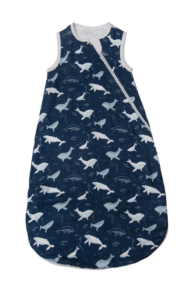 LOULOU LOLLIPOP Sleep Bag Lightweight Whales