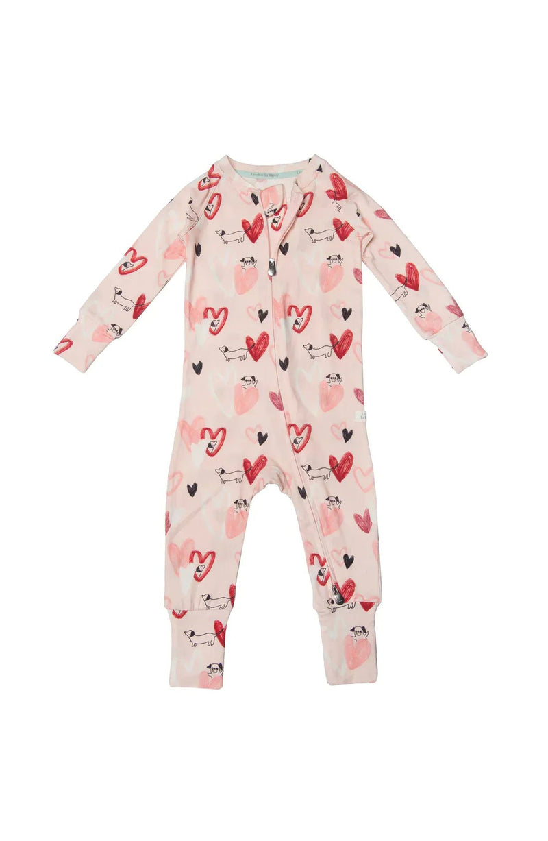 Clothing LOULOU LOLLIPOP - Sleeper Pink Pup