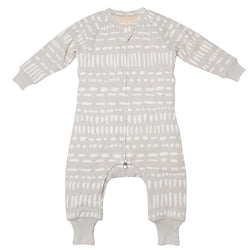 Clothing LOULOU LOLLIPOP - Sleepsuit 2.5 Tog Grey Mudcloth