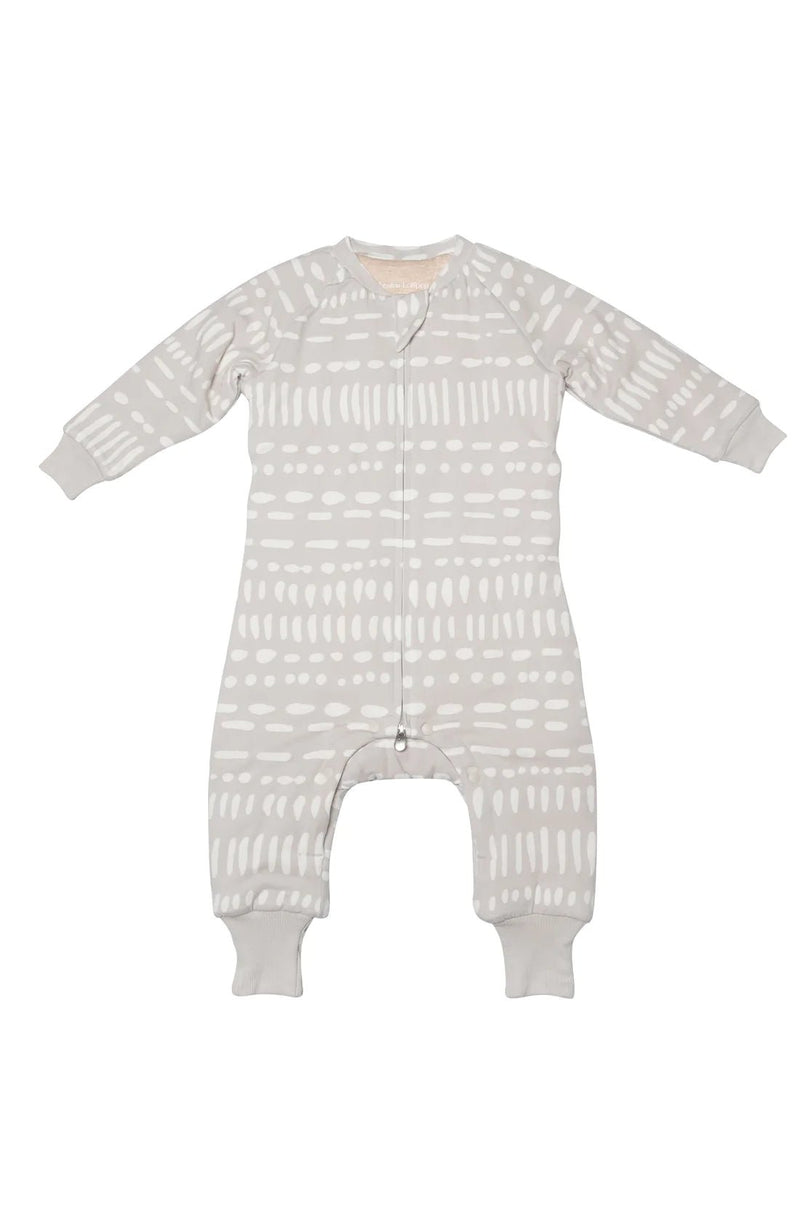 Clothing LOULOU LOLLIPOP - Sleepsuit 2.5 Tog Grey Mudcloth