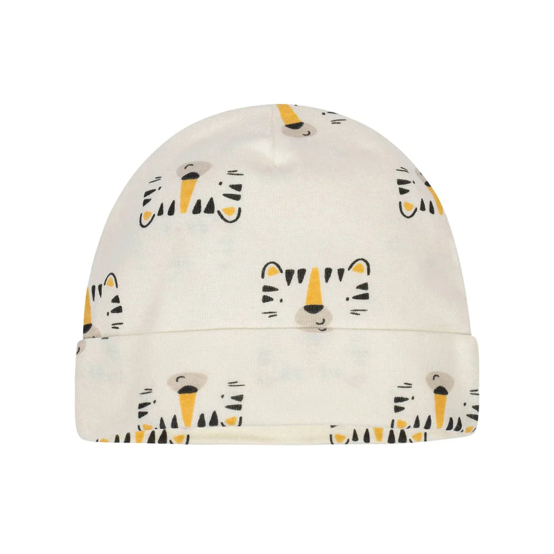 Ensemble bonnet et moufles Tigre 12 pièces