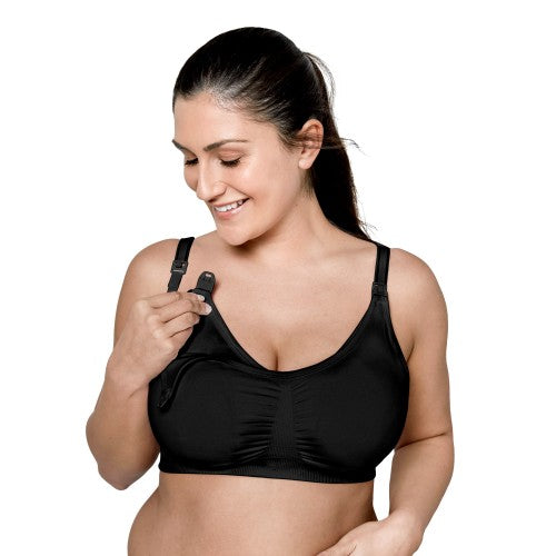 Medela - Soutien-gorge d'allaitement et d'expression 3 en 1 Noir 