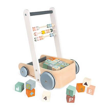 Cart with blocks