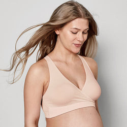 Medela - Soutien-gorge de maternité et d'allaitement respirant Keep Cool Sleep Chai 