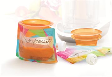 Baby Brezza - Sachets d'aliments pour bébé réutilisables, lot de 10