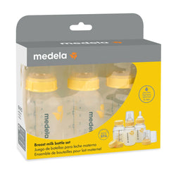 Medela - Lot de 3 biberons pour lait maternel de 150 ml