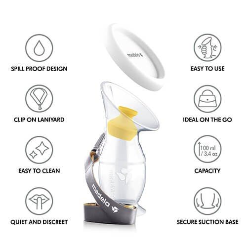 Medela - Silicone Breast Milk Collector