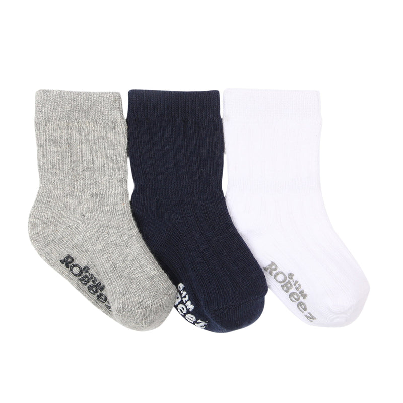 Robeez Socks Boys Basics 3pk