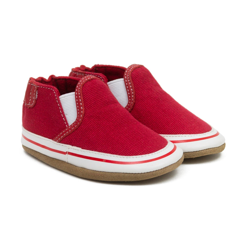 Robeez - Soft Sole Liam Basic Red