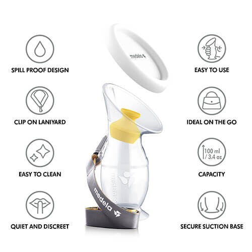 Medela - Collecteur de lait maternel en silicone